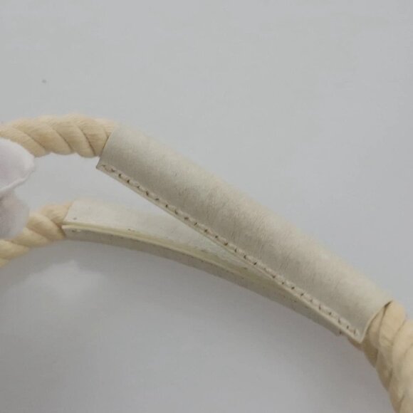 BURBERRY Hand Bag Canvas White Auth - Picture 10 of 16